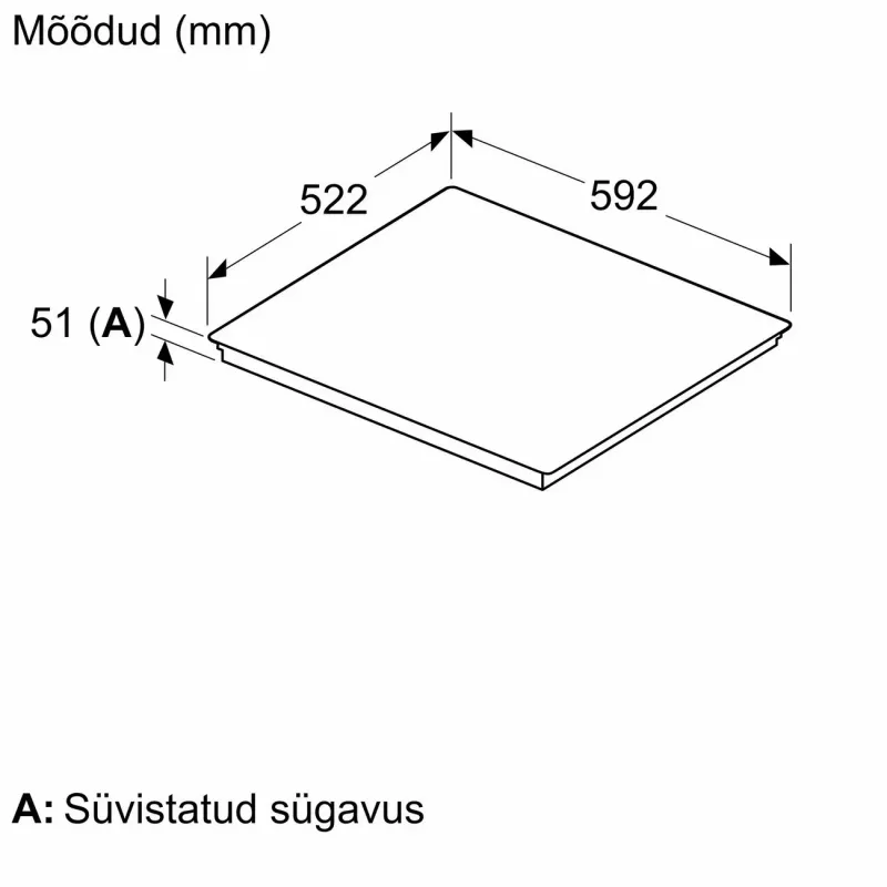 Bosch PIE61ABB5E Płyta indukcyjna 4 strefy TouchSelect Czarny