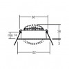 BRUMBERG LAKIL Recessed LED Spotlight 6W 3000K White Swivel