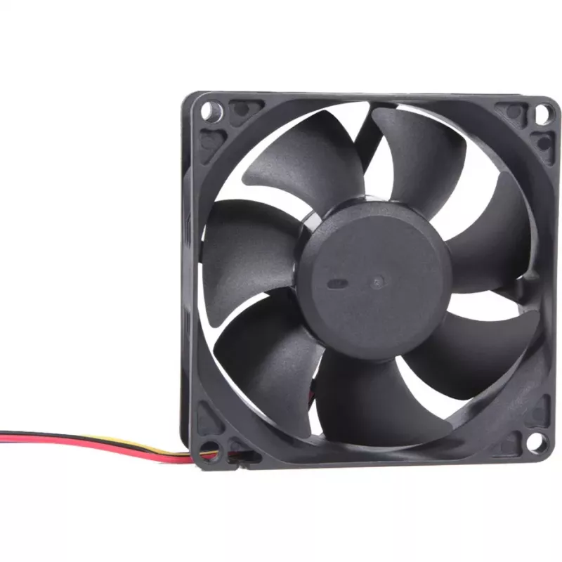 Alphacool ES 80mm 800-6000 RPM Wentylator 80x80x25mm (Czarny, Łożysko kulkowe, PWM, 80 mm)
