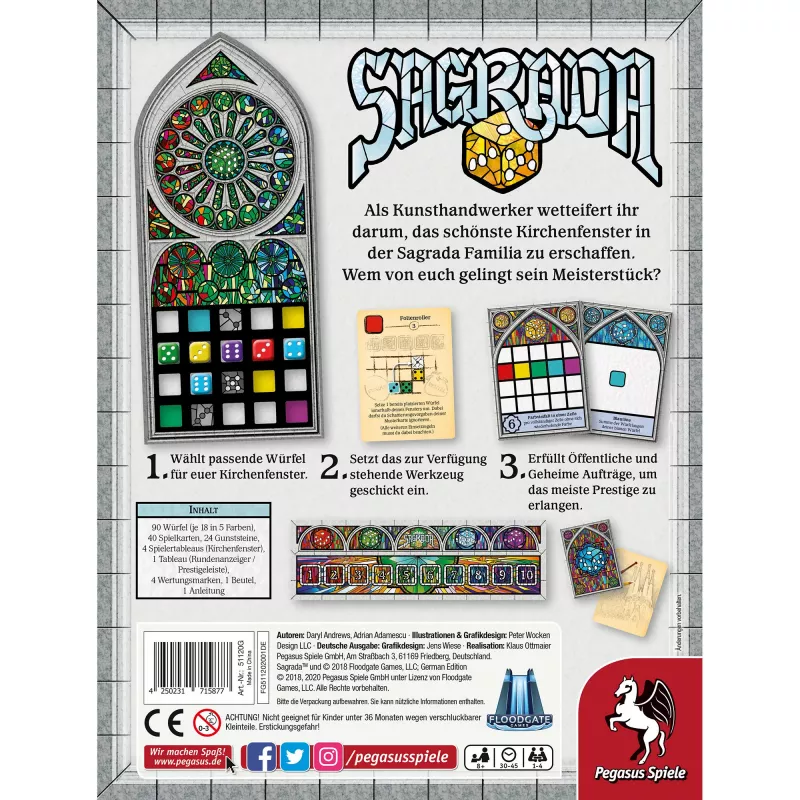 Pegasus Spiele Sagrada Board Game (51120G)
