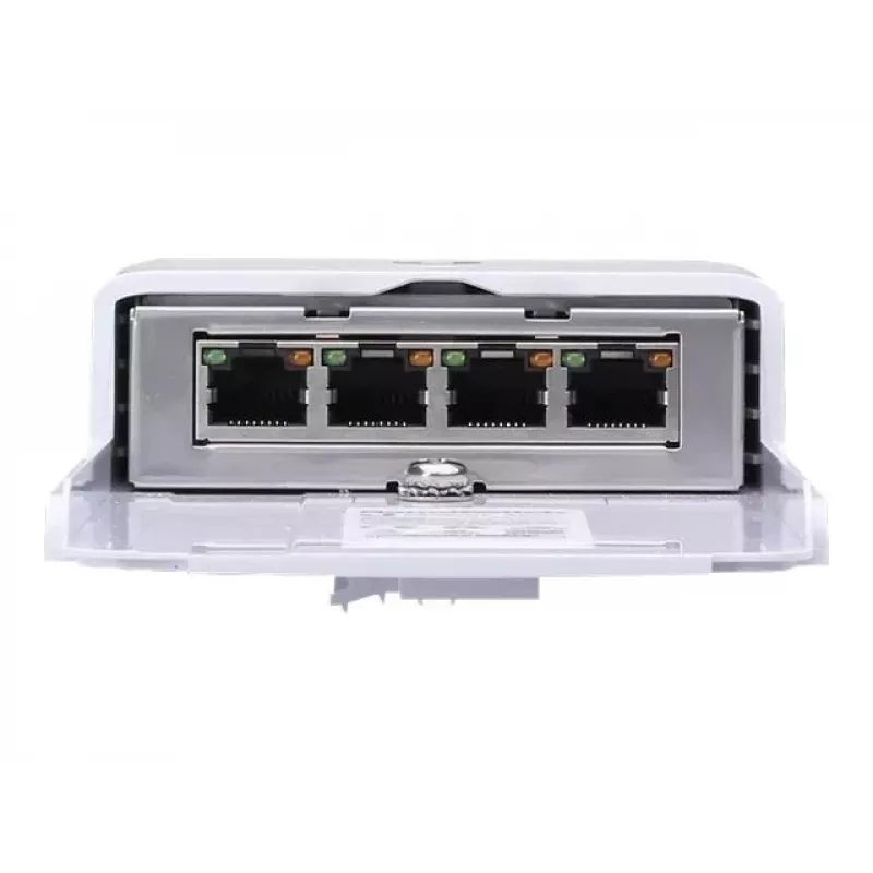 Ubiquiti NanoSwitch N-SW - Niezarządzalny zewnętrzny przełącznik Gigabit PoE - 4 porty