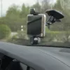 4SMARTS Uchwyt samochodowy z przyssawką Szary