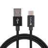 Kabel 4SMARTS USB-A do USB-C RapidCord 2A, 2m, czarny