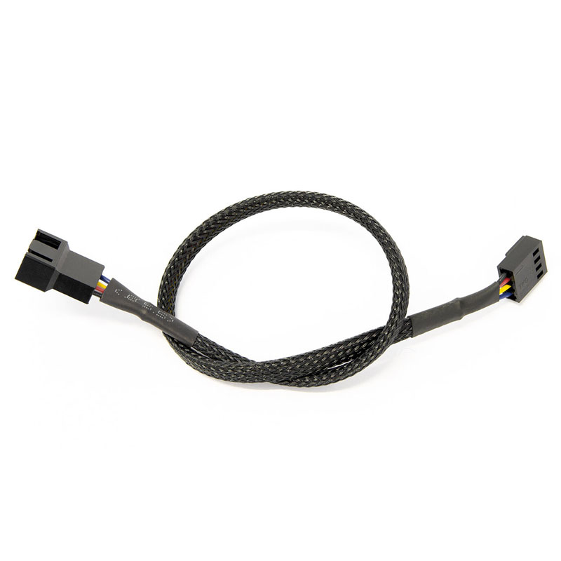 Watercool 4-Pin PWM Extension Cable, Black - 30cm