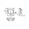 Brumberg 53066070 Zestaw zaślepek QUALITYFLEX Biały