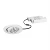 Brumberg 39353073 DAMITA LED Reflektor sufitowy Okrągły Biały 6W 230V IP65 Obrót Ściemnialny Phase-Cut 3000K Ciepła Biel