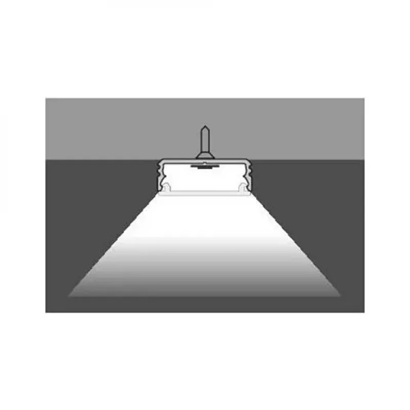 Brumberg 53380262 AB-Profil QUALITYFLEX Aluminium Profile 2000mm