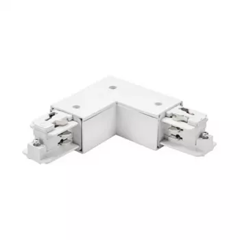 Brumberg 87127070 90° Łącznik narożny do systemu szyn ONETRACK DALI 3-fazowy, biały