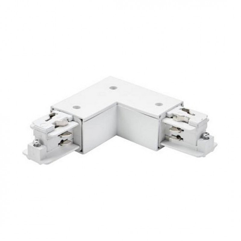 Brumberg 87127070 90° Łącznik narożny do systemu szyn ONETRACK DALI 3-fazowy, biały