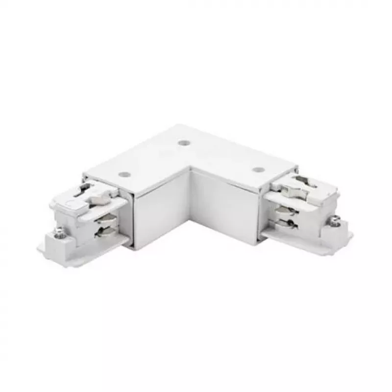 Brumberg 87127070 90° Łącznik narożny do systemu szyn ONETRACK DALI 3-fazowy, biały