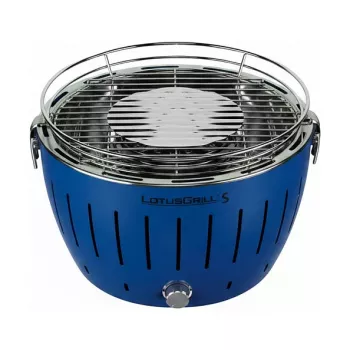 LotusGrill G280 U Blue Przenośny Grill Węglowy z Technologią Bez Dymu
