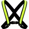 EasyPix StreetGlow L/XL LED Safety Vest dla Dorosłych - Ładowalny, 3 Tryby, Czarny