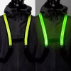 EasyPix StreetGlow L/XL LED Safety Vest dla Dorosłych - Ładowalny, 3 Tryby, Czarny