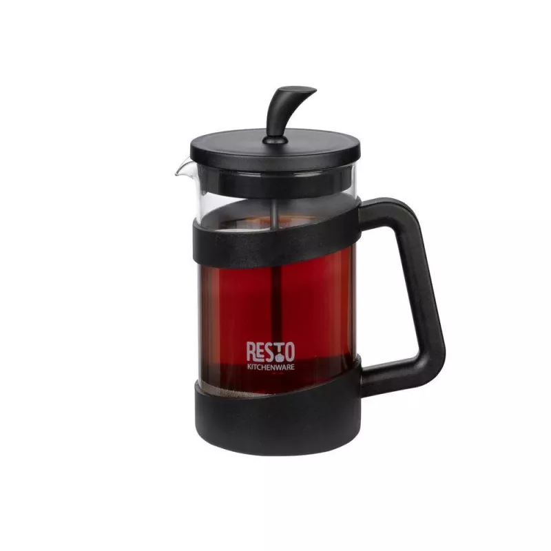 RESTO French Press 600ml ze stali nierdzewnej i szkła borokrzemianowego