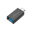 MEDIARANGE MRCS216 USB-A do USB-C Adapter, Czarny, 5 Gbps