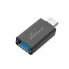 MEDIARANGE MRCS216 USB-A do USB-C Adapter, Czarny, 5 Gbps