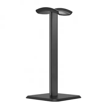 GEQUDIO GH-40 Uniwersalny Uchwyt na Słuchawki - Montaż Zaciskowy pod Biurko, Obrót 360°, Czarny