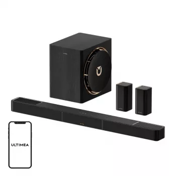 ULTIMEA Ultima Skywave X60 Soundbar 2.1 Channel 120W Bluetooth 5.0 HDMI ARC Czarny