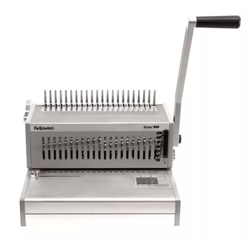 Fellowes Orion 500 Elektryczna maszyna do bindowania grzebieniowego, przebijanie 30 arkuszy, pojemność bindowania 500 arkuszy
