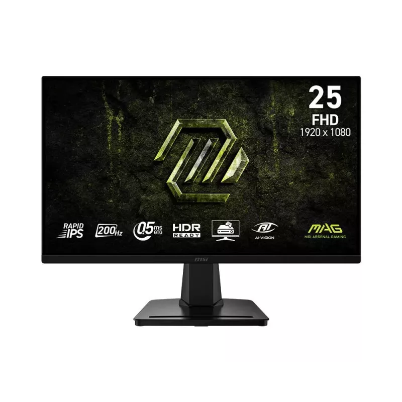 MSI MAG 256F E2 24.5 inch Full HD Rapid IPS Gaming Monitor - 180Hz, 1ms, FreeSync Premium
