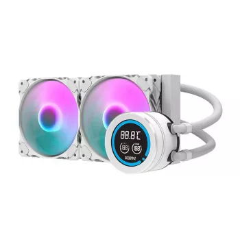 Darkflash DN-D240 WHITE 240mm All-in-One Chłodzenie Cieczą CPU z Oświetleniem ARGB, Biały