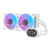 Darkflash DH240D v2 CPU Cooler (White) - 240mm AIO Liquid Cooler z ARGB