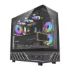 DarkFlash DS950 Mid-Tower Computer Case (Black) z 6 preinstalowanymi wentylatorami ARGB