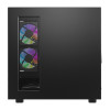 DarkFlash DS950 Mid-Tower Computer Case (Black) z 6 preinstalowanymi wentylatorami ARGB