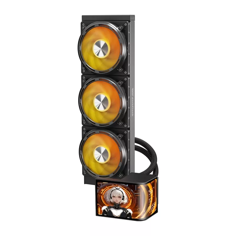 DarkFlash UV360 CPU Cooler (Black) - 360mm AIO Liquid Cooler z ARGB