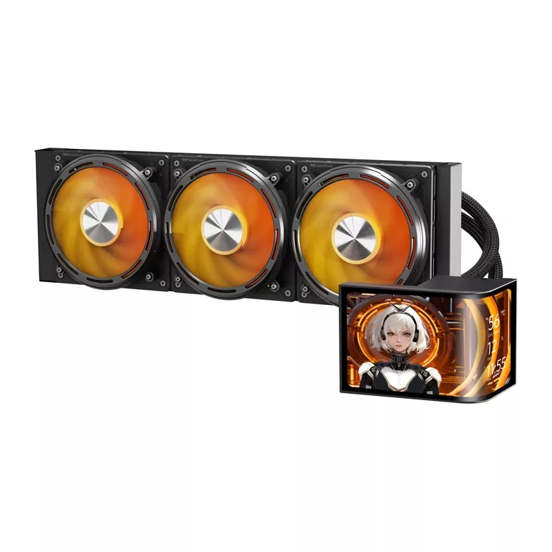 DarkFlash UV360 CPU Cooler (Black) - 360mm AIO Liquid Cooler z ARGB