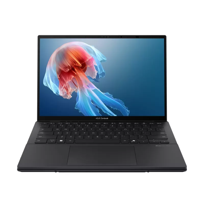 ASUS Zenbook Duo UX8406CA-QL358X 14 inch OLED Touchscreen Laptop, Intel Core Ultra 7 255H, 16GB LPDDR5X, 1TB SSD, Intel Arc Graphics, Windows 11 Pro, Inkwell Gray