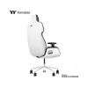 Fotel gamingowy Thermaltake ARGENT E700 Glacier White z wykończeniem Slate Gray Crayon, skóra naturalna