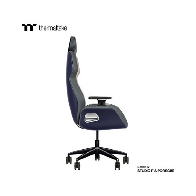 Thermaltake ARGENT E700 Future Dusk with Slate Gray Crayon Real Leather Chair