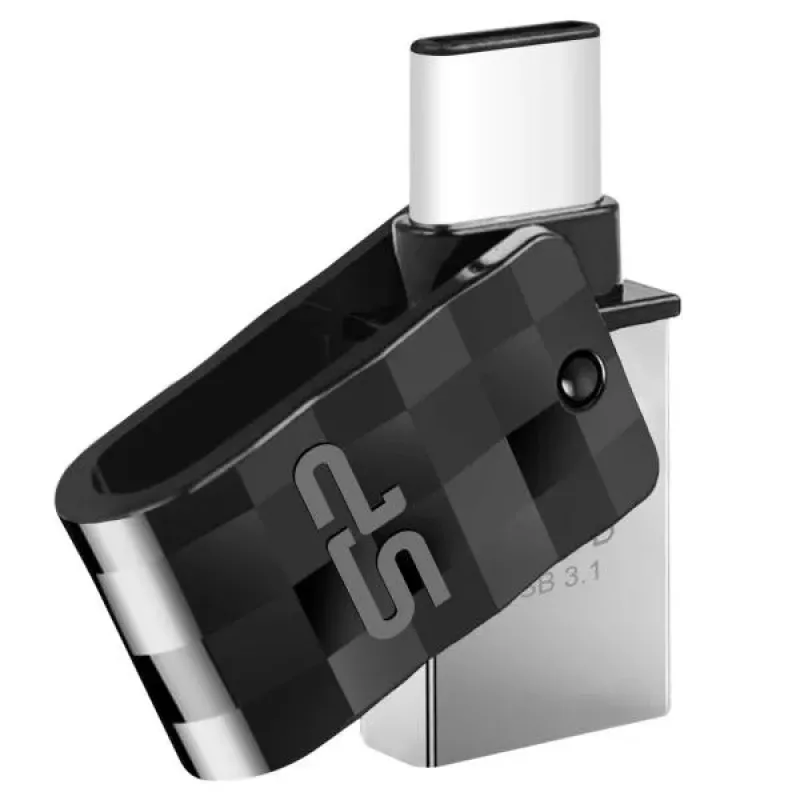 Silicon Power Mobile C31 USB Flash Drive 16GB USB 3.1 Gen 1 / USB-C Czarny