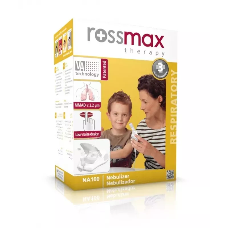 ROSSMAX Piston Nebulizer NA100 - Kompresorowy nebulizator dla dorosłych i dzieci