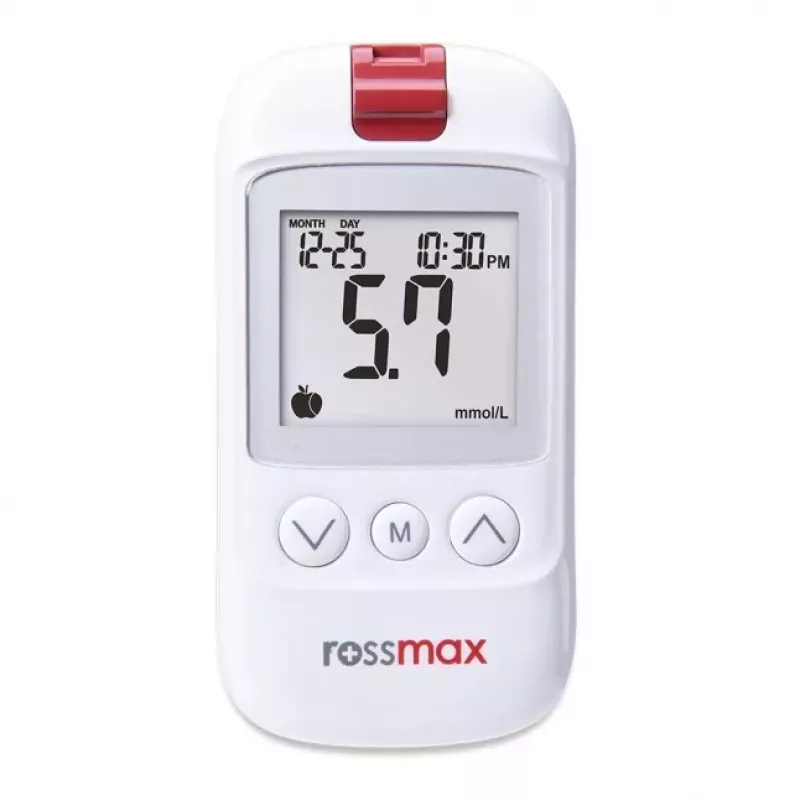 ROSSMAX HS200 BT Urządzenie do monitorowania poziomu glukozy we krwi z Bluetooth