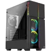 Aerocool Playa Midi-Tower, Tempered Glass - Czarny