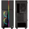Aerocool Playa Midi-Tower, Tempered Glass - Czarny