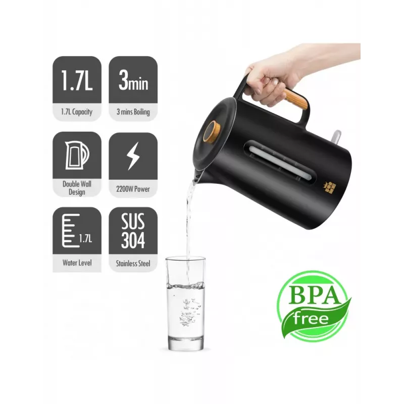 ForMe FKG-852 Czajnik bezprzewodowy 1.7 L Biały
