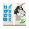 ForMe FKG-458 Bezprzewodowy Czajnik Elektryczny 1.8 L Stal Nierdzewna / Czarny