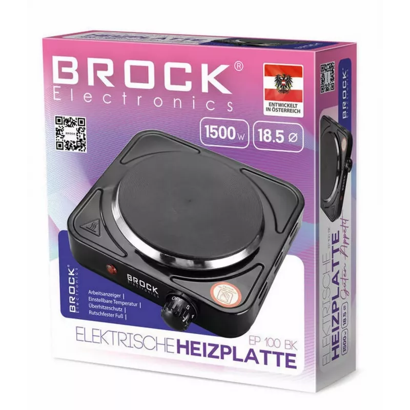 Brock EP 100 BK Czajnik elektryczny 1.0L 1100W Czarny