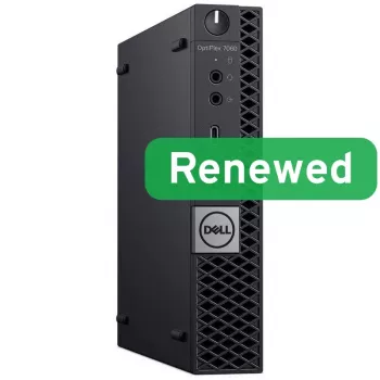 DELL Renewed Grade A OptiPlex 7060 Micro Intel Core i5-8500T 16GB RAM 128GB SSD Intel UHD Graphics 630 Windows 11 Pro