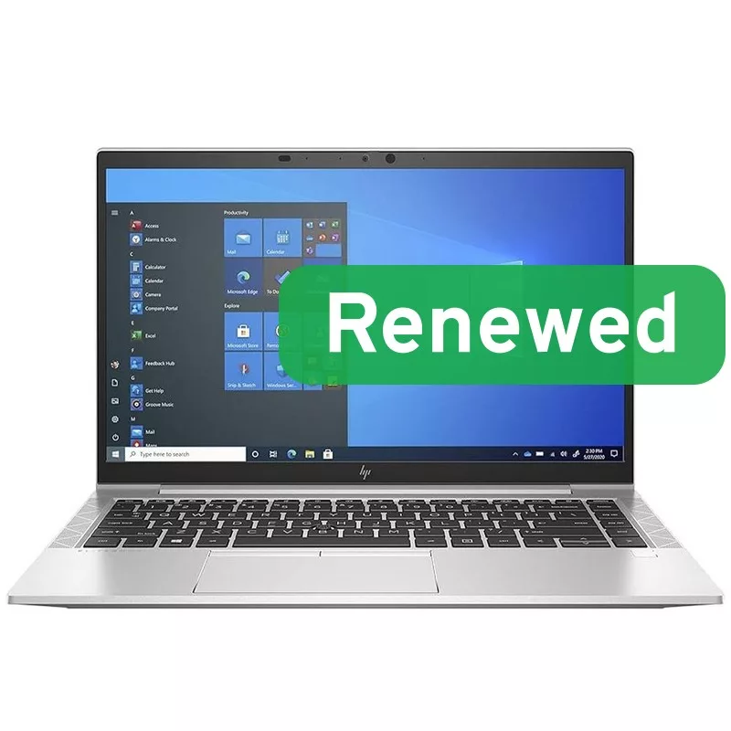 HP Renewed Grade A EliteBook 840 G8 14-calowy laptop - Intel Core i5-1135G7, 16 GB RAM, 256 GB SSD, Intel Iris Xe Graphics, Windows 11 Pro, klawiatura nordycka