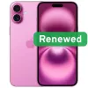 Apple Renewed Grade C iPhone 16 Plus 128 GB Pink 6.7 inch 5G