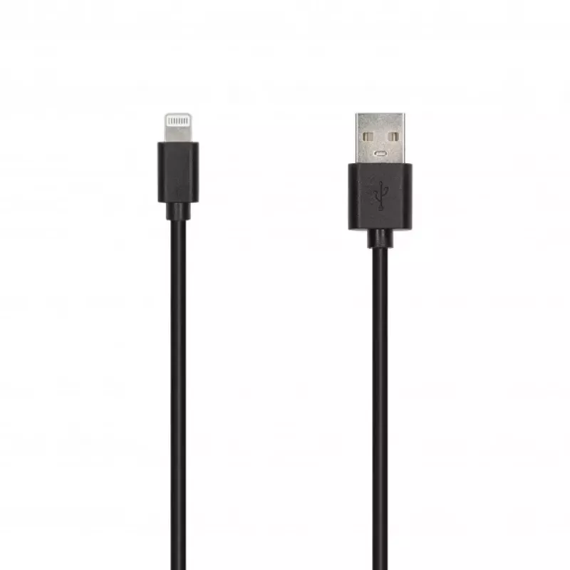 SEEK TOTI USB-A do Lightning, 2m PVC Kabel danych 2A (non-MFI), Czarny