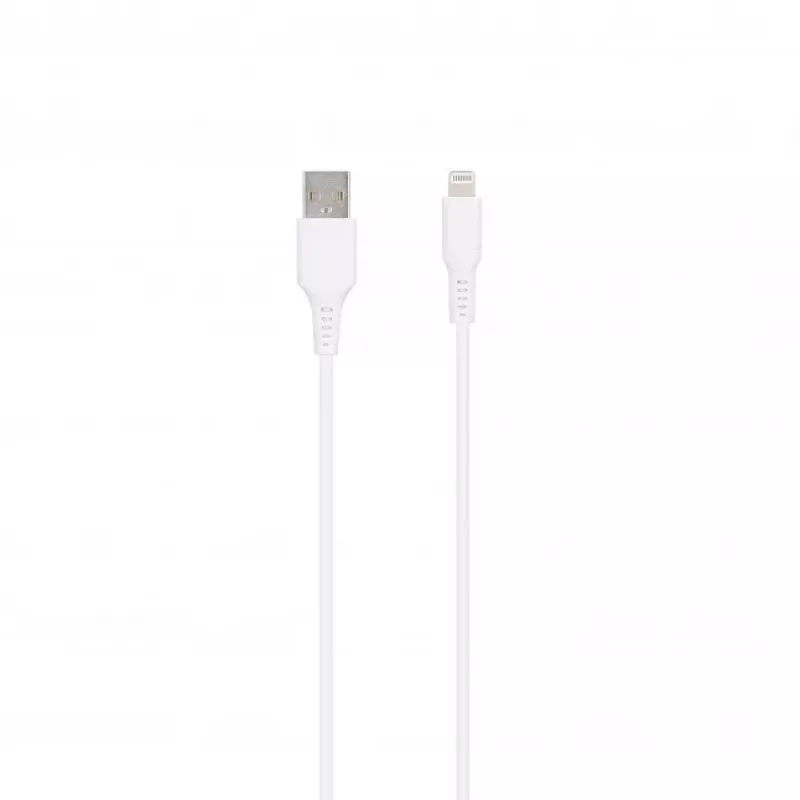 SEEK TOTI USB A do Lightning, 1m PVC Kabel danych 2A (non-MFI), Biały