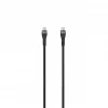 SEEK TOTI USB-C do USB-C 2m Pleciony Kabel 3A Czarny