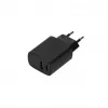 SEEK TOTI 20W Type-C + USB A Ładowarka ścienna szybkiego ładowania, czarna