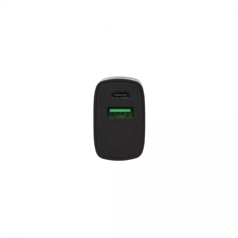 SEEK TOTI 20W Type-C + USB A Ładowarka ścienna szybkiego ładowania, czarna