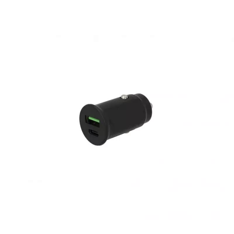 Ładowarka samochodowa SEEK TOTI 30W Type-C + USB A, czarna